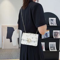 Retro Embroidery Thread Small Women's Summer New Chain Shoulder Messenger Small Square Bag main image 5