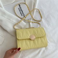 New Fashion Casual Rhombus Chain Simple Crossbody Small Square Bag sku image 1