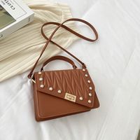 Bolso Cuadrado Pequeño Portátil De Cadena Casual De Moda De Verano Retro Para Mujer sku image 4