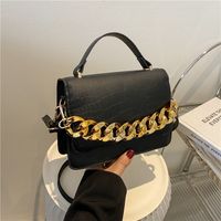 Retro New Fashion Casual Small Square Chain Shoulder Messenger Bag main image 1