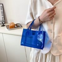 Small Handbag Spring New Fashion Transparent Jelly Pack Casual Shoulder Pvc Bag main image 4