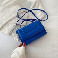 Spring Women's New Retro Minimalist Solid Color Crossbody Small Handbag sku image 4