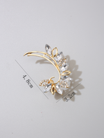 Fully-jewelled Single Crystal Decor Ear Studs main image 4