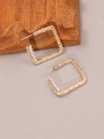 Spring New Fashion Ear Ring Starry Exaggerated Square Nightclub 925 Silver Pin Earrings Women's Small Jewelry main image 3