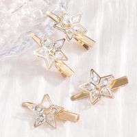 Fashion Small Star Shaped Sweet Side Clip 5 Pieces Set Hair Accessories main image 2