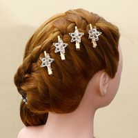 Fashion Small Star Shaped Sweet Side Clip 5 Pieces Set Hair Accessories main image 4