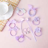 Cute Children's Sweet Bow Rubber Band 10-piece Suit sku image 2