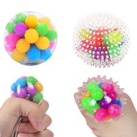 Stress Relief Rainbow Squeezing Toy Reduction Toy Squeeze Ball main image 2