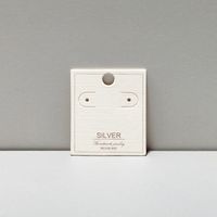 Necklace Earrings Studs Ear Clip Stamping Printing Packaging Cardboard sku image 4