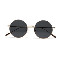 Fashion Round Metal Small Frame Ocean Lens Essential Classic Look Sunglasses main image 5