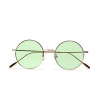 Fashion Round Metal Small Frame Ocean Lens Essential Classic Look Sunglasses main image 4