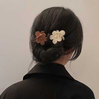 Fashion Simple Flowers Shape Women's Ponytail Small Hair Clip Hair Accessories main image 2