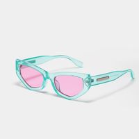 نظارات عين القط العصرية الجديدة للنساء والرجال نظارات شمسية معدنية للوجه الكبير main image 6