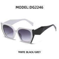 New Fashion Cat Eye Wide Glasses Female Wholesale Uv Protection Sunglasses main image 3