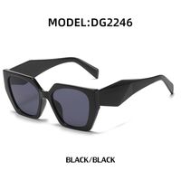New Fashion Cat Eye Wide Glasses Female Wholesale Uv Protection Sunglasses sku image 1