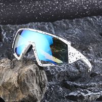 Fashion Colorful One-piece Riding Outdoor Athletic Glasses Sunglasses main image 4