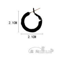 Mode Forme C Alliage Des Boucles D'oreilles main image 4