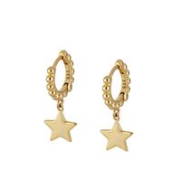 Pendientes Colgantes Chapados En Oro Estrella Cobre Nuevo Estilo De Moda main image 4