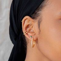 Wholesale Jewelry Fashion Geometric Copper No Inlaid Earrings main image 3