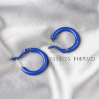 Fashion C Shape Alloy Earrings sku image 3