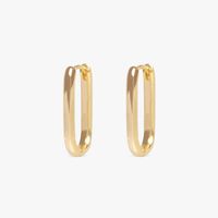 1 Pair Simple Style U Shape Copper Earrings sku image 5