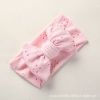 Kid's Cute Fashion Simple Style Bow Knot Polyester Hair Accessories Embroidery Hair Band sku image 9