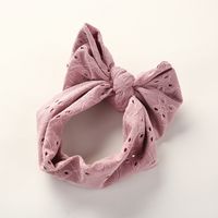 Kid's Cute Fashion Simple Style Bow Knot Polyester Hair Accessories Embroidery Hair Band main image 2