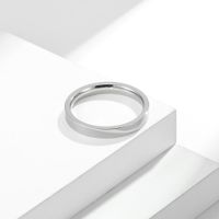 Simple Fashion Medium Men And Women Little Finger Stainless Steel Ring main image 3