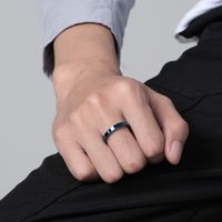 Simple Fashion Medium Men And Women Little Finger Stainless Steel Ring main image 2