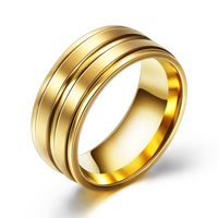 Mode Einfache 8mm Matt Titan Stahl Ring Männer Und Frauen Paar Ringe sku image 8