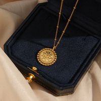 Fashion Geometric Stainless Steel Plating Gold Plated Necklace main image 3