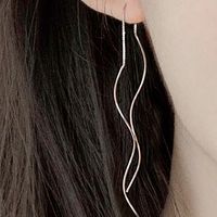 Ins Style Fairy Style Elegant Copper Tassel Earrings Holiday Travel Date No Inlaid Drop Earrings main image 1