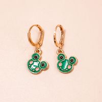 Cute Animal Alloy No Inlaid Drop Earrings sku image 1