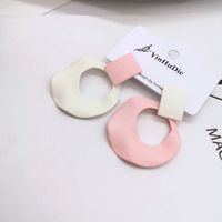 Einfarbig Personalisierte Spirale Übertrieben Ohrringe main image 3