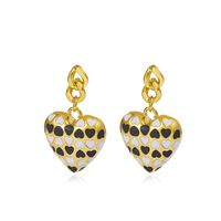Simple New Style Heart Contrast Color  Earrings sku image 2