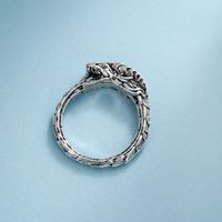 Retro New Style Creative Ouroboros Shape Alloy Ring main image 2