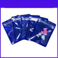 Bolsa De Plástico De Color Láser Holográfico Para Joyería Ziplock Antioxidación main image 2