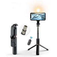 Einfache Stil Licht Ergänzung Handy Drahtlose Bluetooth Selfie Stick main image 1