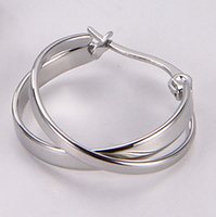Simple Style Geometric Titanium Steel Earrings Plating Stainless Steel Earrings 1 Piece sku image 1