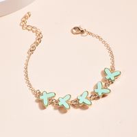 New Fashion Cute Candy Color Butterfly Adjustable Bracelet main image 2