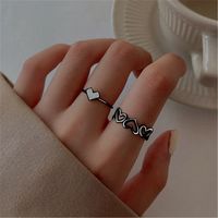 Vintage Style Heart Alloy Plating No Inlaid Women's sku image 3