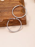 Simple Style Geometric Alloy Hoop Earrings 1 Pair main image 3