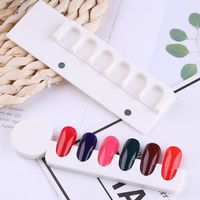 Manicure Colorimetric Small Portable Magnetic Adsorption Removable Nail Display Color Card main image 1