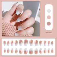 Chessboard Lattice Disassembly Removable Nail Stickers Fake Nails sku image 3