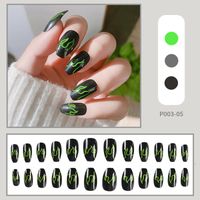 Chessboard Lattice Disassembly Removable Nail Stickers Fake Nails sku image 4
