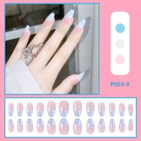 Chessboard Lattice Disassembly Removable Nail Stickers Fake Nails sku image 12