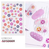5d Three-dimensional Relief Sticker Flower Multicolor Nail Stickers sku image 16