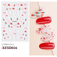 5d Three-dimensional Relief Sticker Flower Multicolor Nail Stickers sku image 15