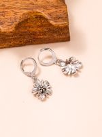 Fashion Flower Sterling Silver Earrings main image 4