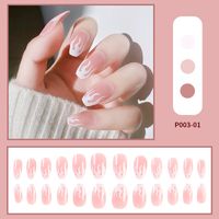 Chessboard Lattice Disassembly Removable Nail Stickers Fake Nails main image 3